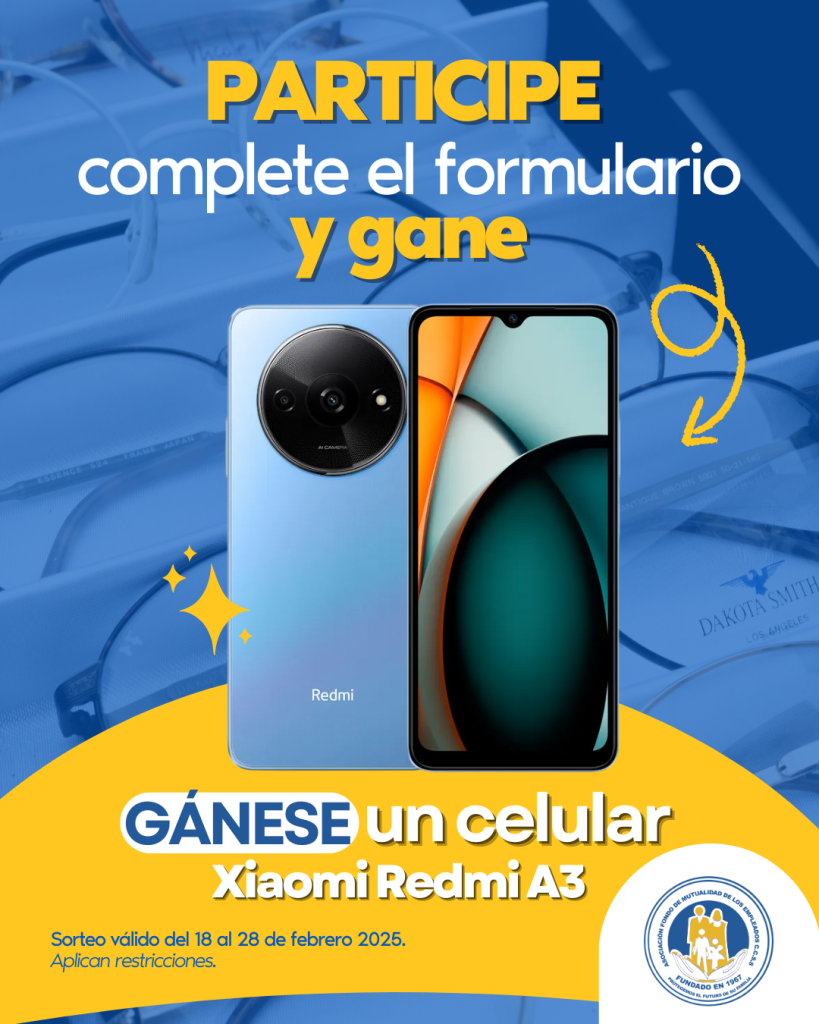 Dinámica comercial: ¡Gane un celular Xiaomi Redmi A3!