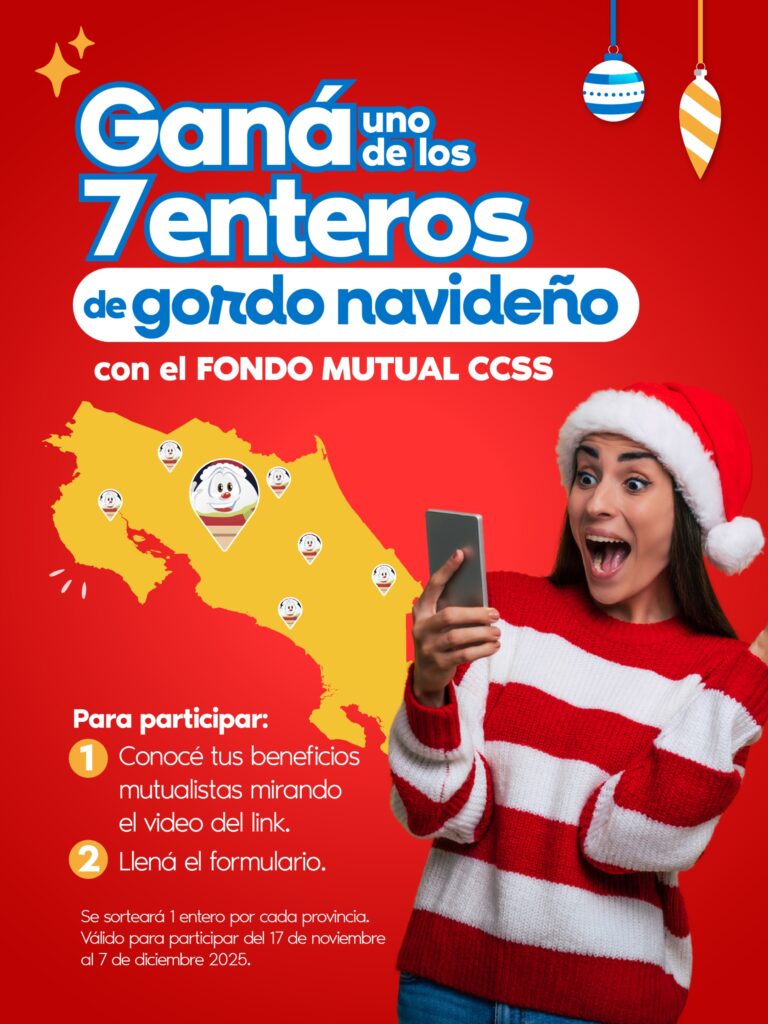 Dinámica comercial: Ganá uno de los 7 Gordos Navideños con el Fondo Mutual CCSS